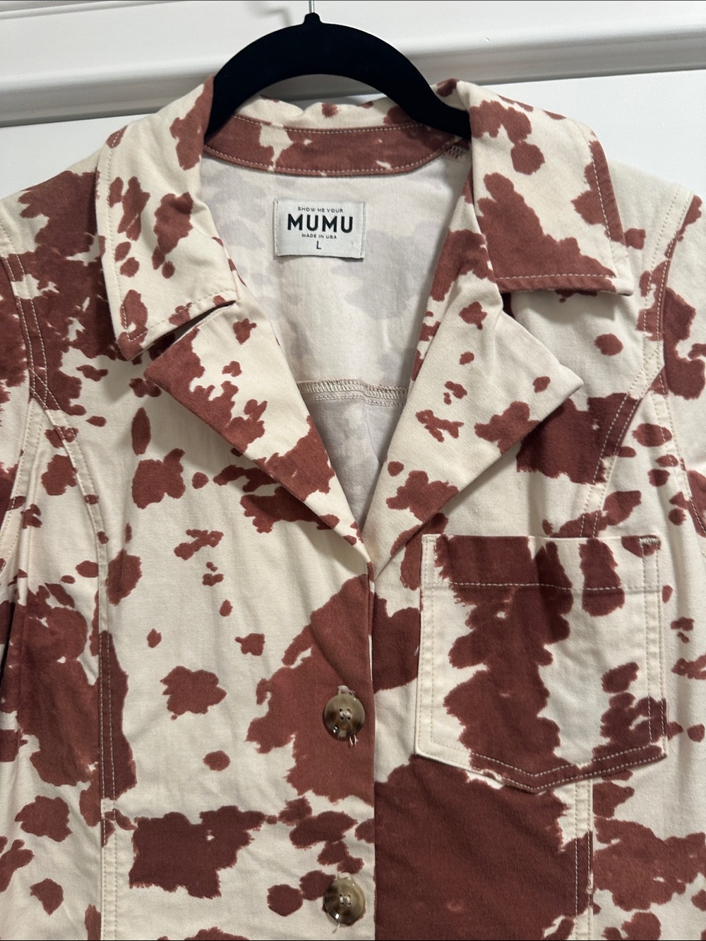 Show Me Your Mumu Cowprint Dress - Picture 2 of 4